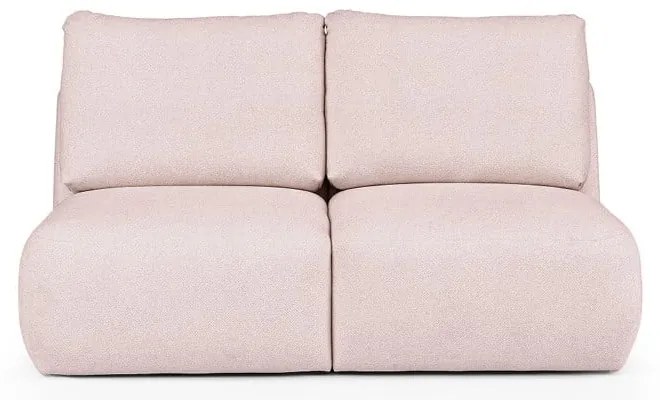 Jasnoróżowa sofa z materiału bouclé 164 cm Mirel – Rodier