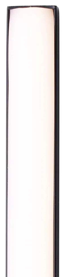 Nowoczesny Kinkiet / Lampa scienna czarny 100 cm zLED - Clockwise Nowoczesny Oswietlenie wewnetrzne
