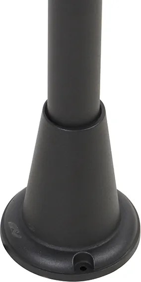 Industrialna lampa podłogowa zewnętrzna czarna 100 cm IP44 - Charlois