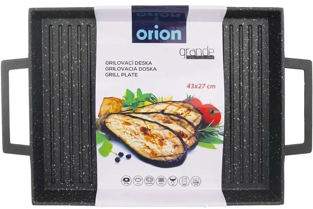 Orion Płyta do grillowania GRANDE, 43 x 27 x 4 cm