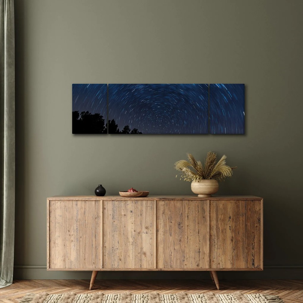 Obraz nocnego nieba (170x50 cm)