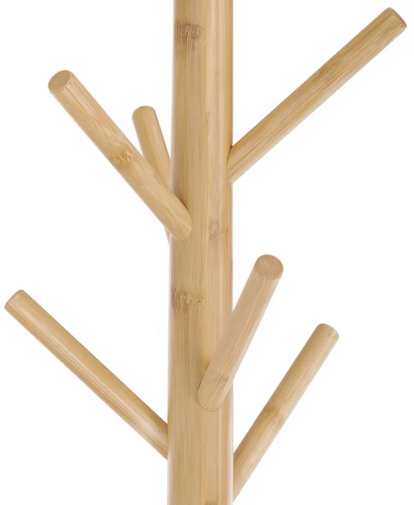 Wieszak stojący B016 NAT, bambus