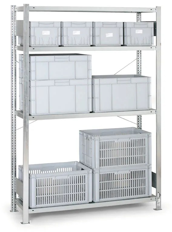 Regał półkowy CLIP, 230 kg, 2500x1300x600 mm, podstawowy