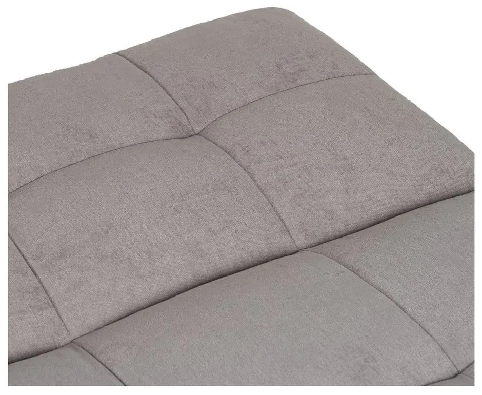 Jasnoszara rozkładana sofa z tkaniny szenilowej 178 cm – Ixia