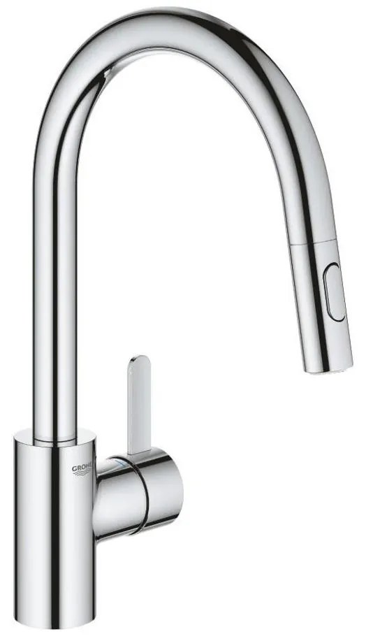 GROHE 31481001 - bateria kuchenna EUROSMART COSMOPOLITAN, chrom błyszczący