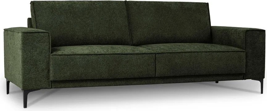 Zielona sofa z tkaniny szenilowej 224 cm Copenhagen – Scandic