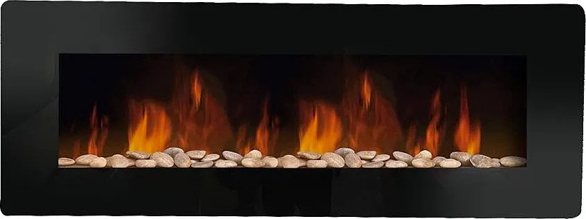 Kominek elektryczny DALLAS kominek ścienny D127 x G11 x W50