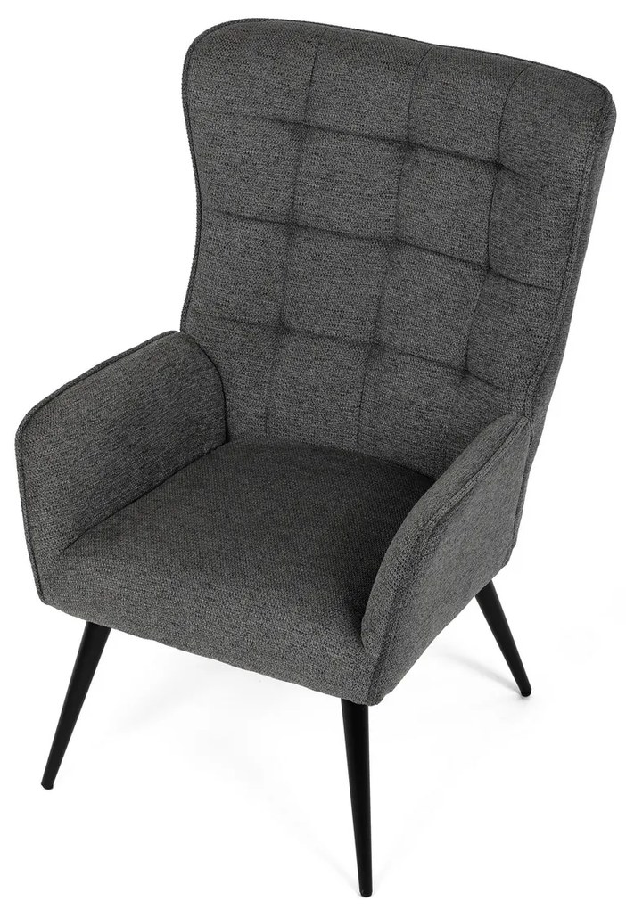 Fotel relaksacyjny 315 GREY2, ciemnoszary