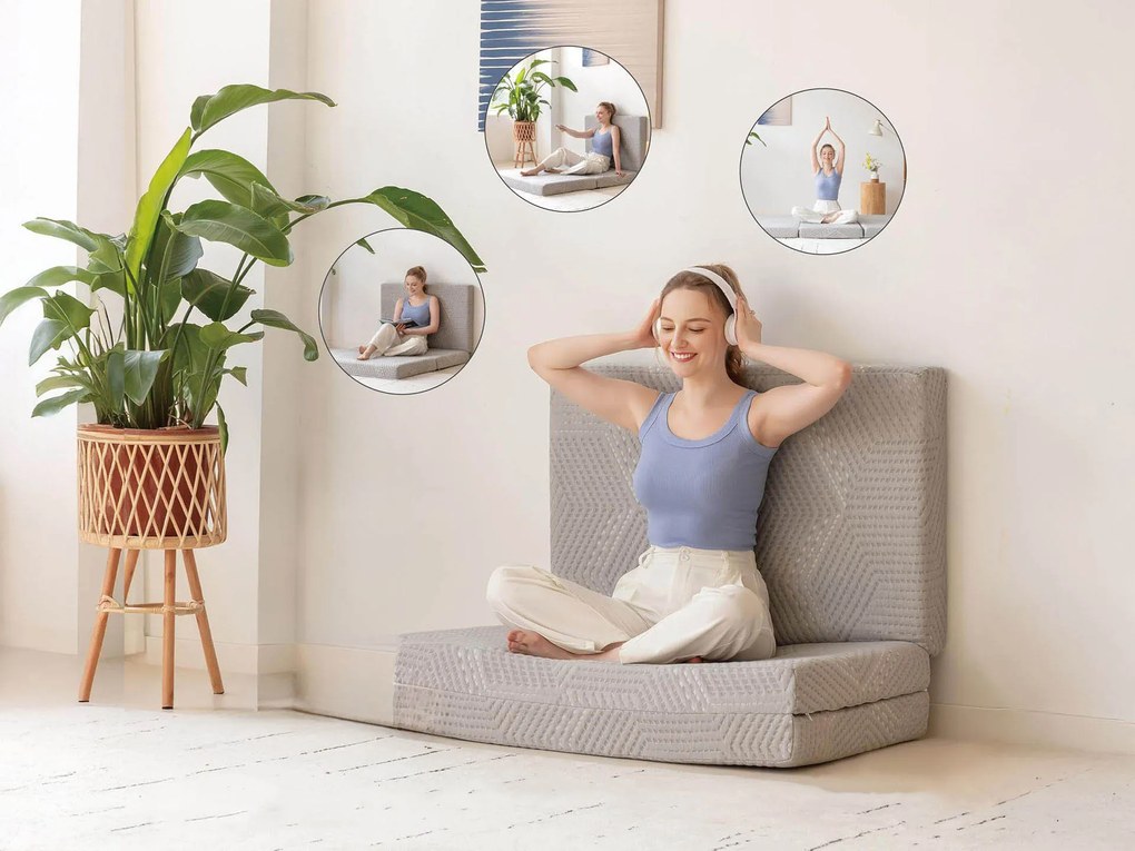 Materac składany futon 10cm 65x195 cm