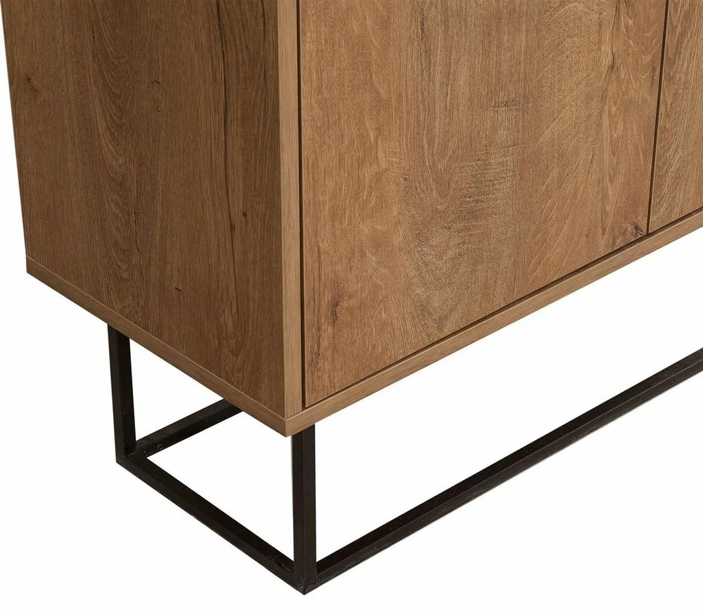 Szafka Zuri Walnut and Black