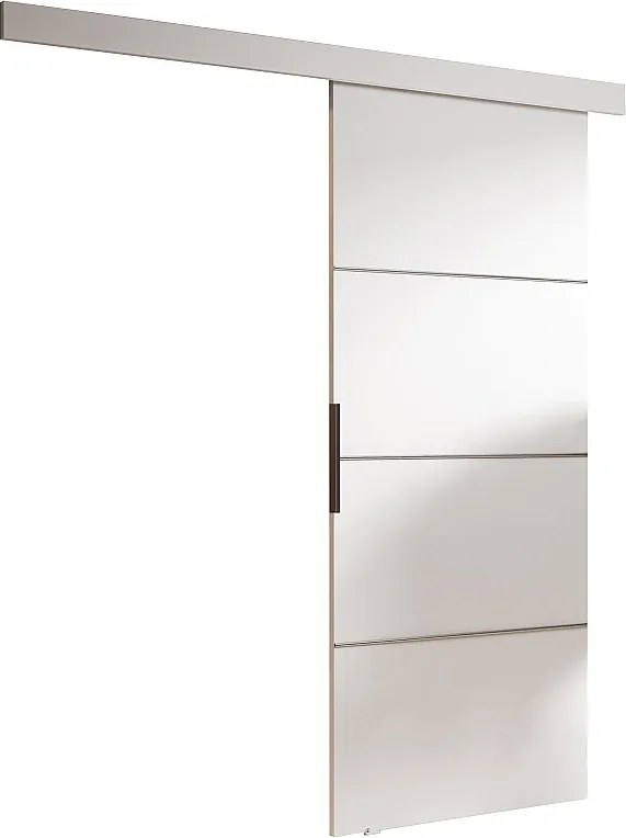 Drzwi przesuwne z maskownicą MALIBU PLUS 80 biały