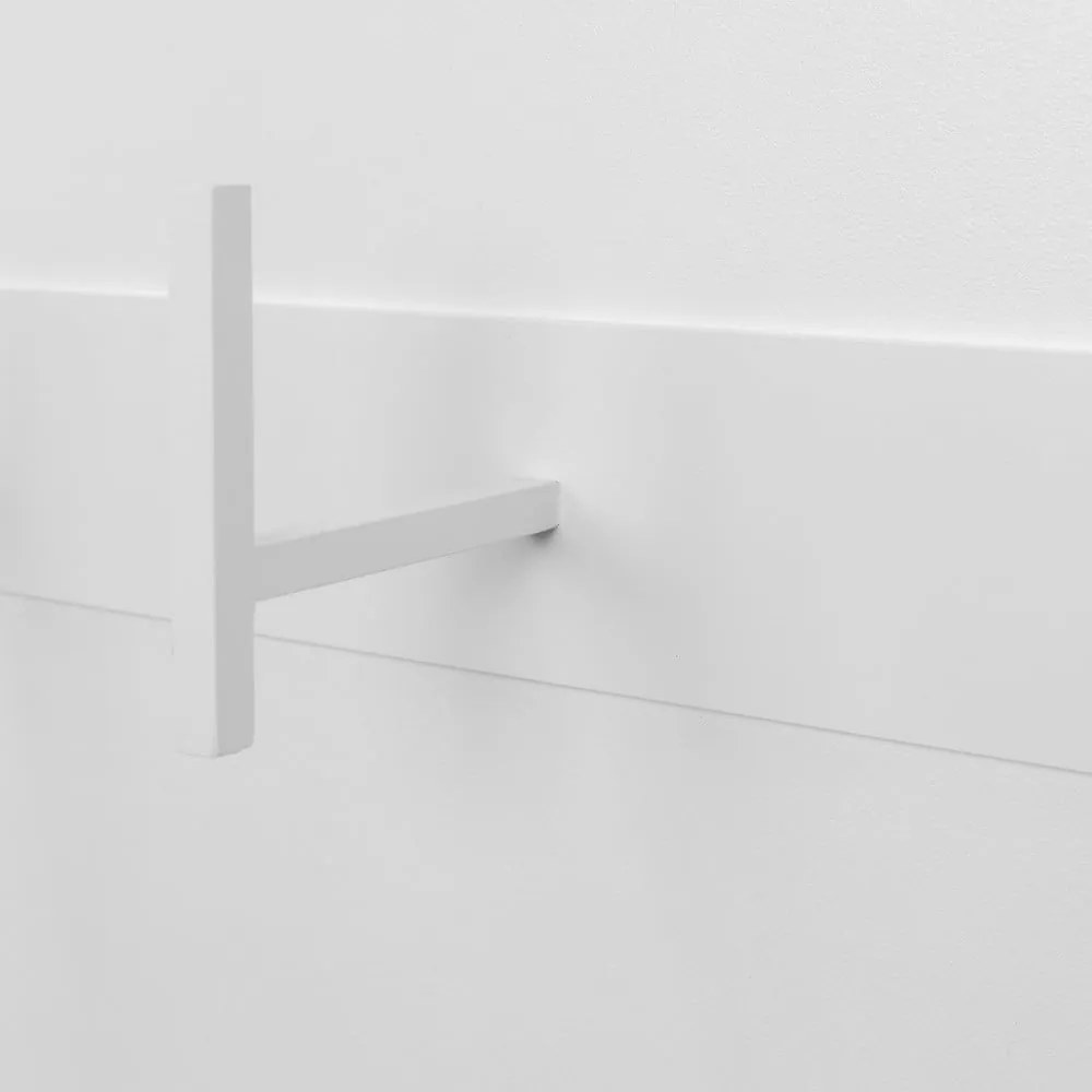 Biały metalowy wieszak ścienny 64 cm Chapman – Spinder Design