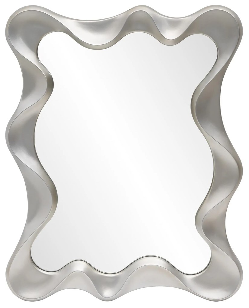 DECO lustro ścienne, srebrny antyczny 90/70/5 cm