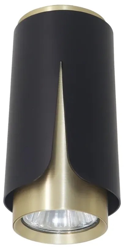 Czarny loftowy spot - 3X K414 R3-W33