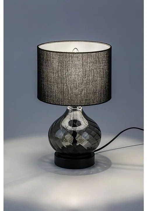 Rabalux 74034 dekoracyjna lampa stołowa Pirelo, E14, 1x maks. 25 W, czarny
