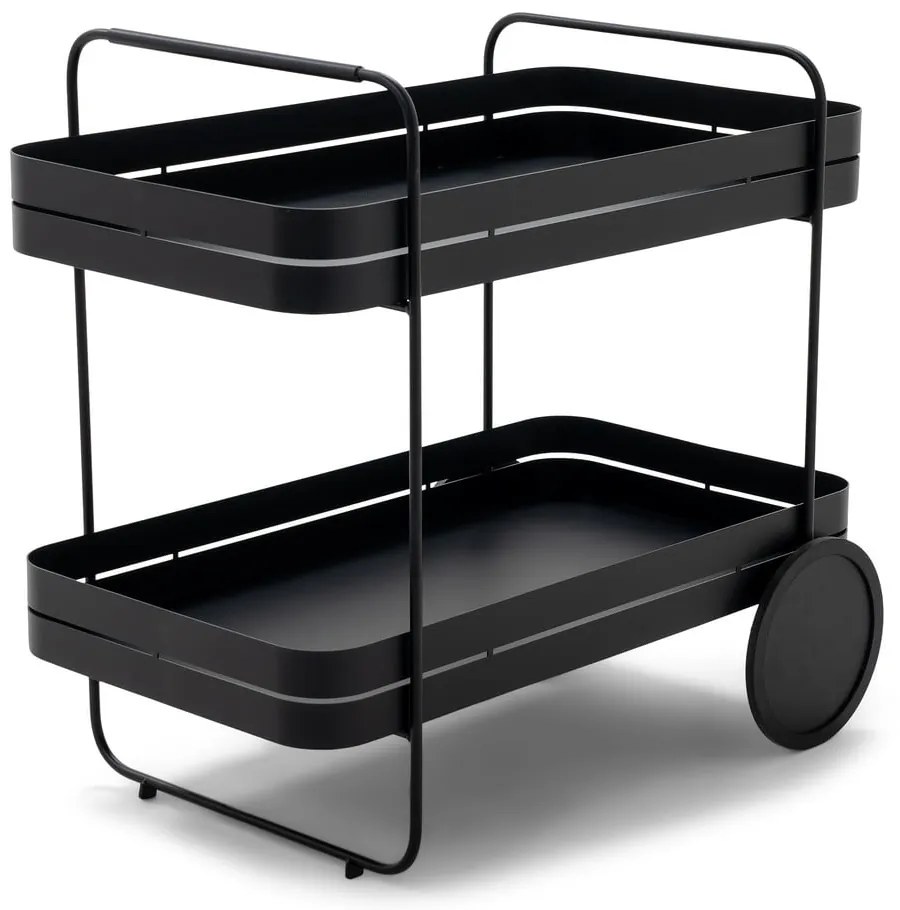 Metalowy barek na kółkach 74x42 cm Gin &amp; Trolley – Spinder Design