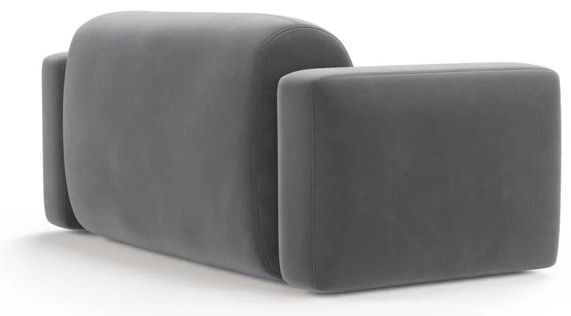 Szara aksamitna sofa 180 cm Strino – Cosmopolitan Design
