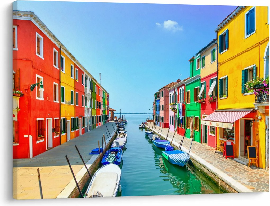 Obraz - Wyspa Burano, Wenecja, Włochy (70x50 cm)