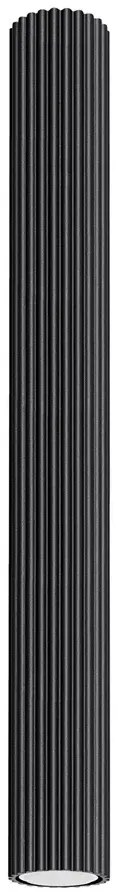 Czarny nowoczesny splot sufitowy 60cm - P9-D01