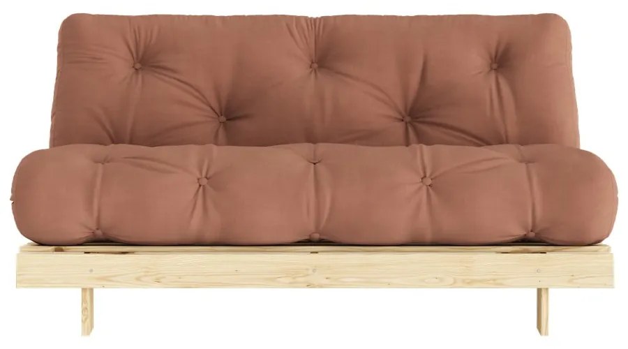 Pomarańczowa rozkładana sofa 160 cm Roots – Karup Design