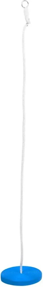 Niebieska dziecięca huśtawka ogrodowa dysk W1-B24