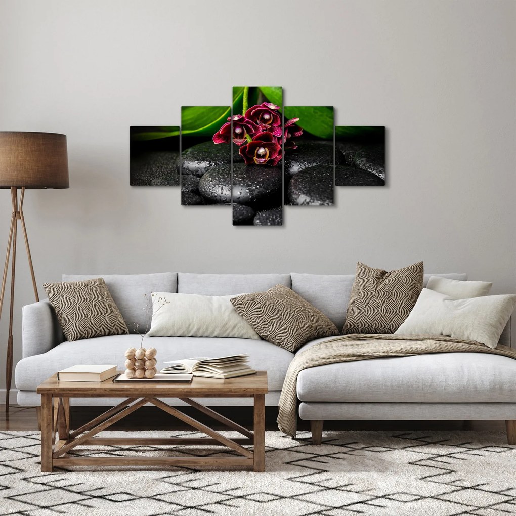 Obraz - Kamienie lawy (125x70 cm)