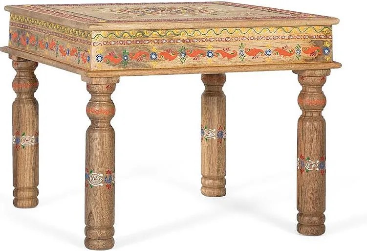 Podstawa stołu wykonana z manguieru ze szczegółowymi detalami w części głównej