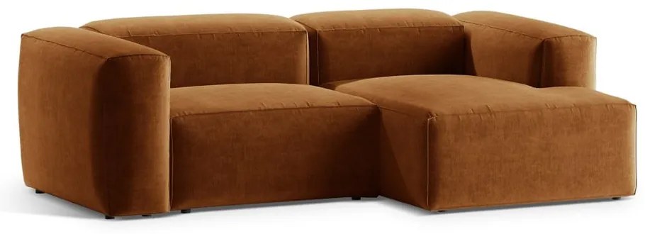 Ceglasty narożnik (prawostronny/z szezlongiem) Bergamo – Cosmopolitan Design