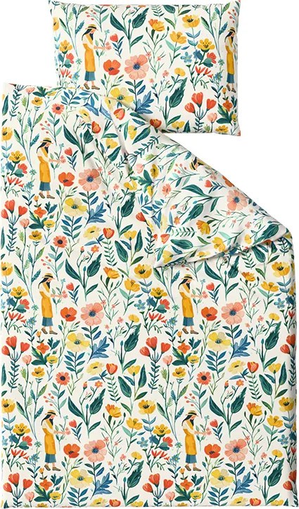 PrzytulneMieszkanie.pl PrzytulneMieszkanie.pl Bawełniana pościel FLOVINA POLY kolorowa Rozmiar pościeli: 70 x 90 cm | 140 x 220 cm