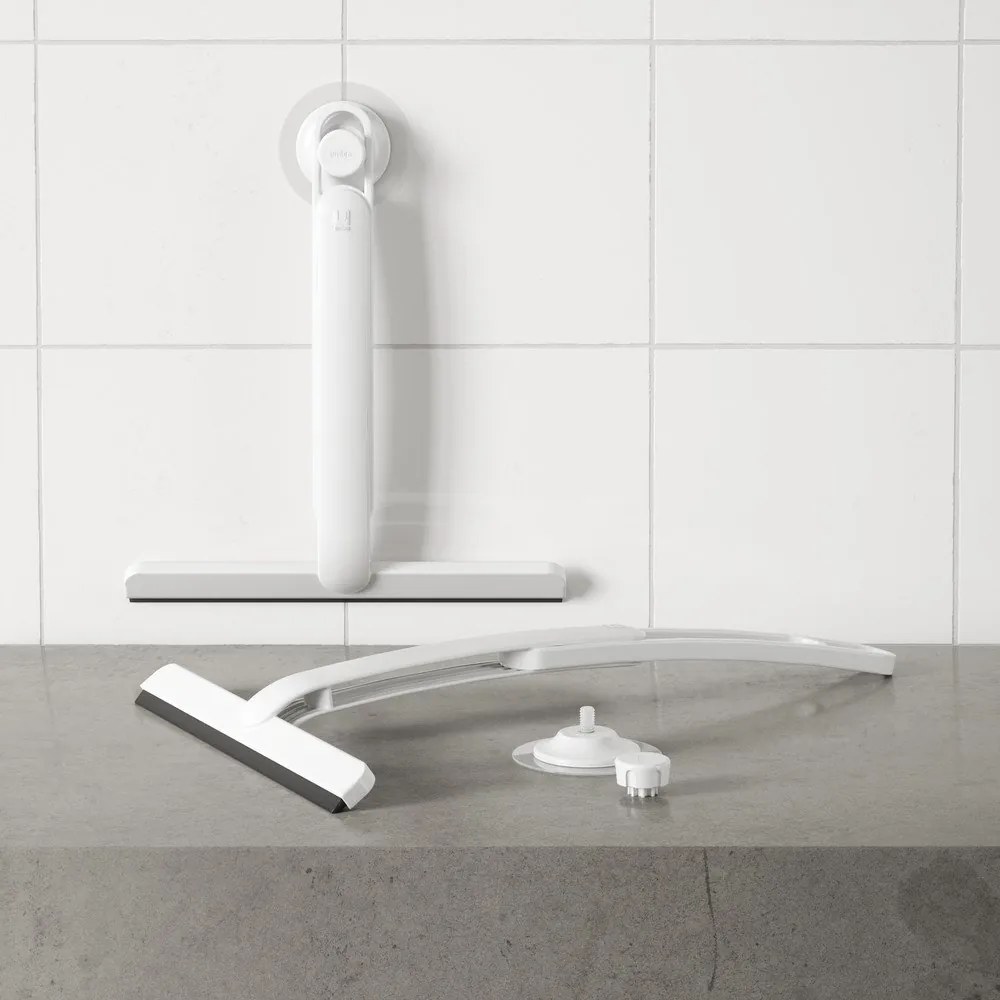 Biała ściągaczka z uchwytem 40 cm Flex – Umbra