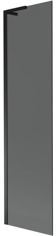 Mexen Next L parawan nawannowy 1-skrzydłowy 50 x 150 cm, grafit, czarny - 895-050-000-03-40-70