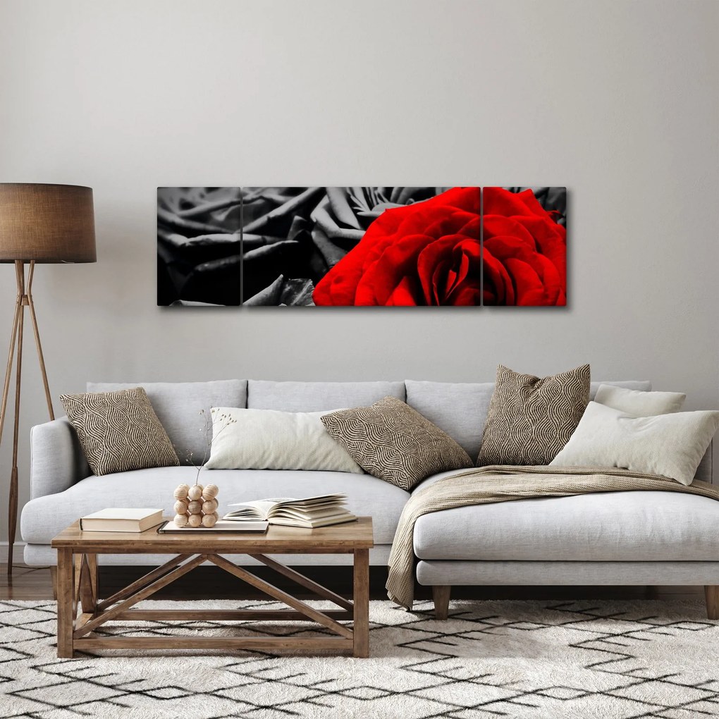 Obraz - Róże (170x50 cm)