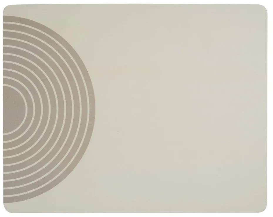 Beżowa gumowa podkładka do naczyń 50x40 cm Dima – Wenko