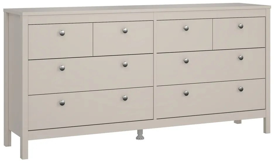 Szarobeżowa komoda 159x80x38 cm Madrid – Tvilum