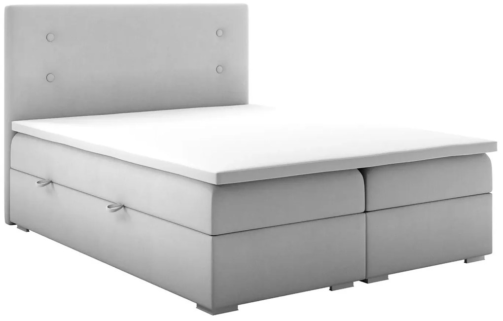 Podwójne łóżko boxspring Rilla 140x200 - 32 kolory