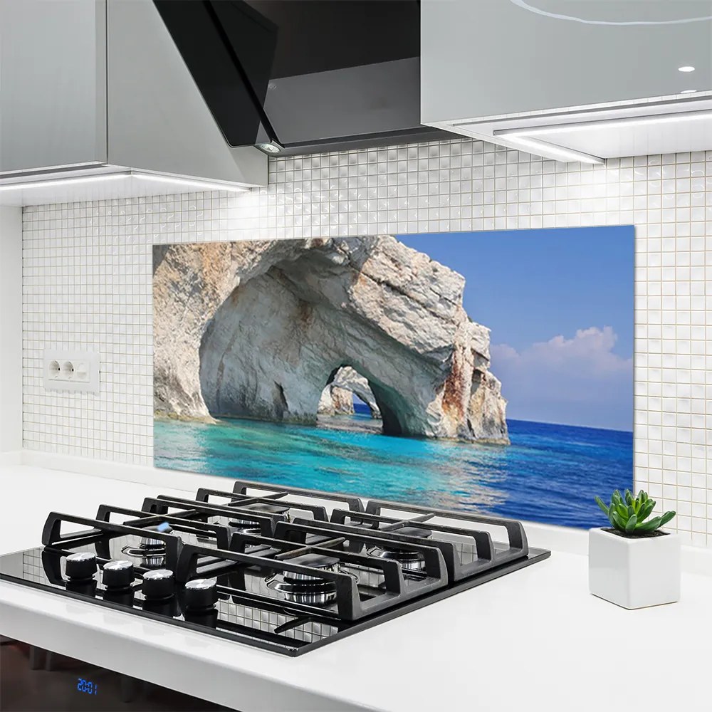 Panel nad blat kuchenny Spokojna Tafla Błękitu