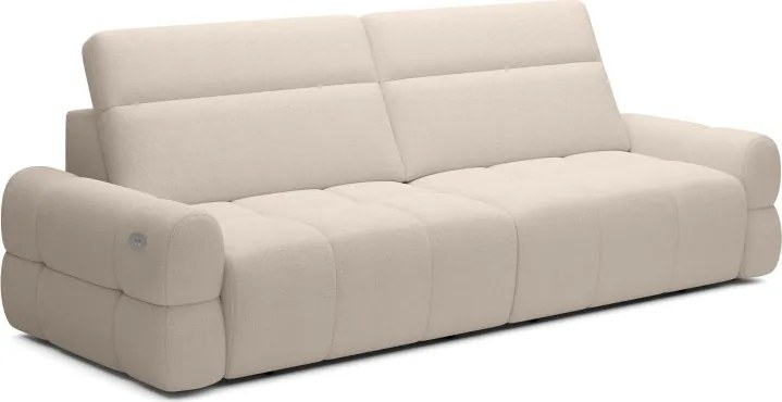 Sofa MATEO z funkcją RELAX i elektryczną regulacji siedziska tkanina PERFECT HARMONY 02 WERSAL