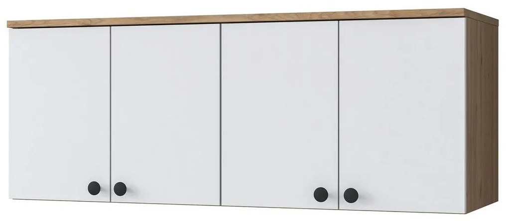 Szafka ścienna Bany Walnut and White