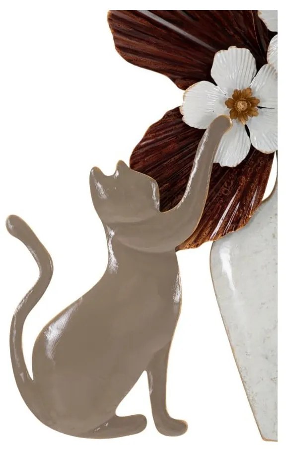 Metalowa dekoracja ścienna 55x60 cm Cat – Mauro Ferretti