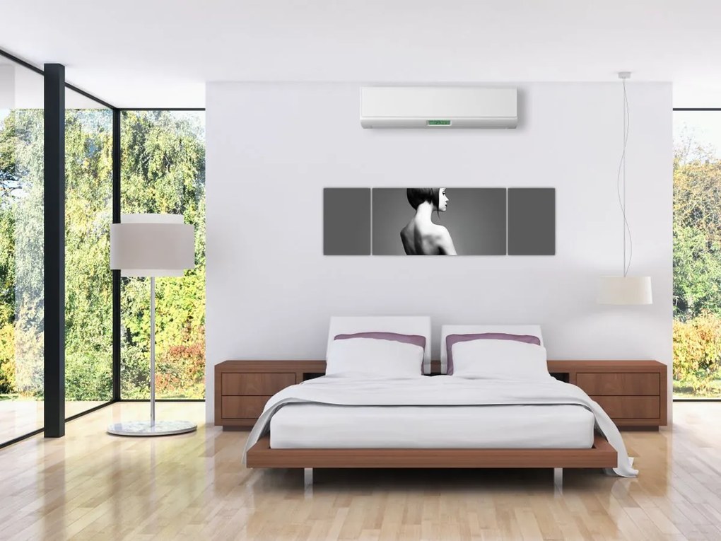 Obraz eleganckiej kobiety (170x50 cm)