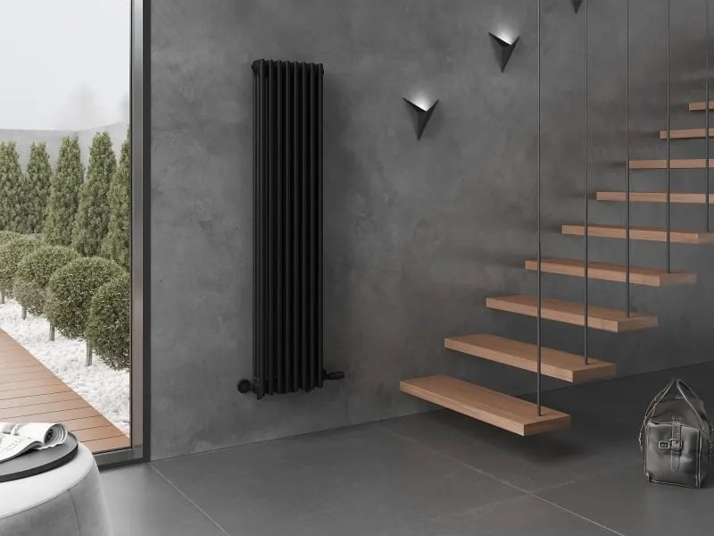 Mexen Denver grzejnik dekoracyjny 1600 x 378 mm, 1487 W, czarny - W215-1600-378-00-70