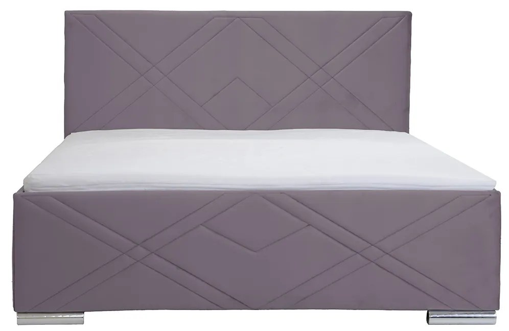 Łóżko tapicerowane z pojemnikiem KRIS Zielony 120x200 cm