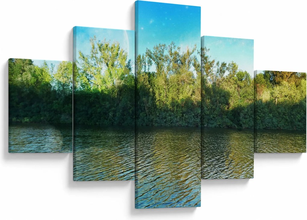 Obraz - jezioro (125x70 cm)