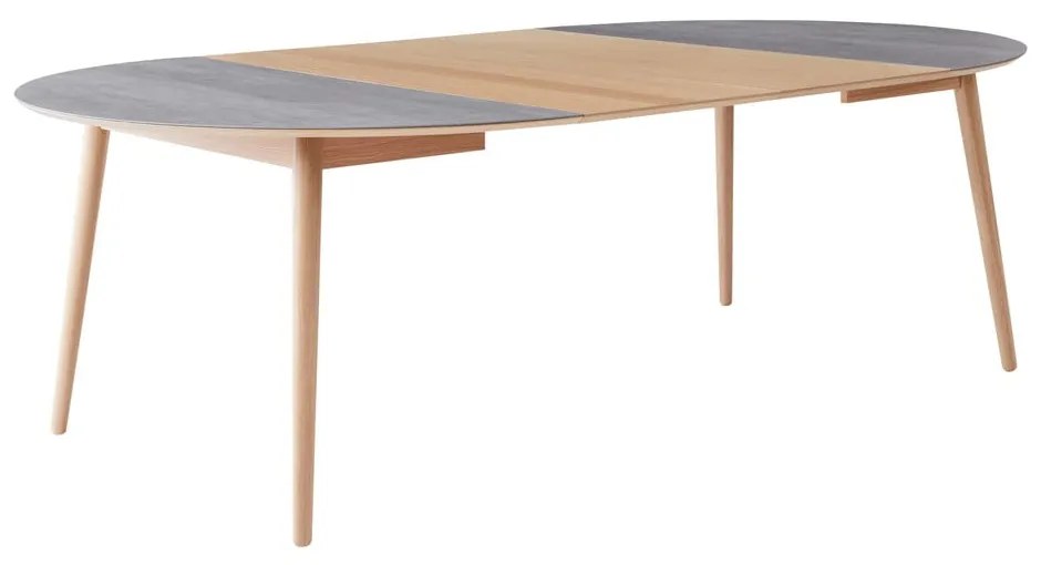 Okrągły rozkładany stół z ceramicznym blatem ø 135 cm Meza – Hammel Furniture