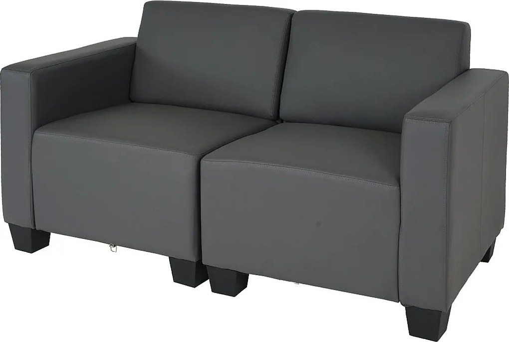 Sofa 2-osobowa Moncalieri,  Ciemnoszary