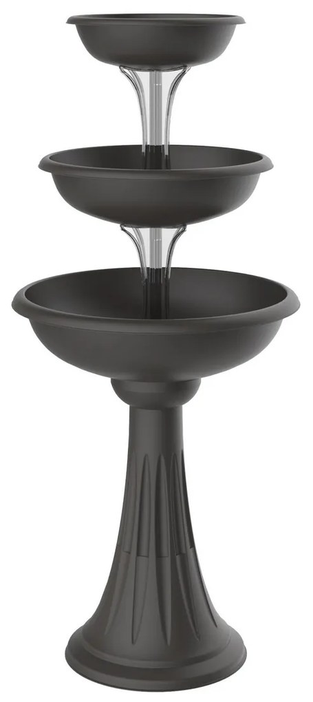 Kaskada kwiatowa Trevy szary, 50 x 114 cm
