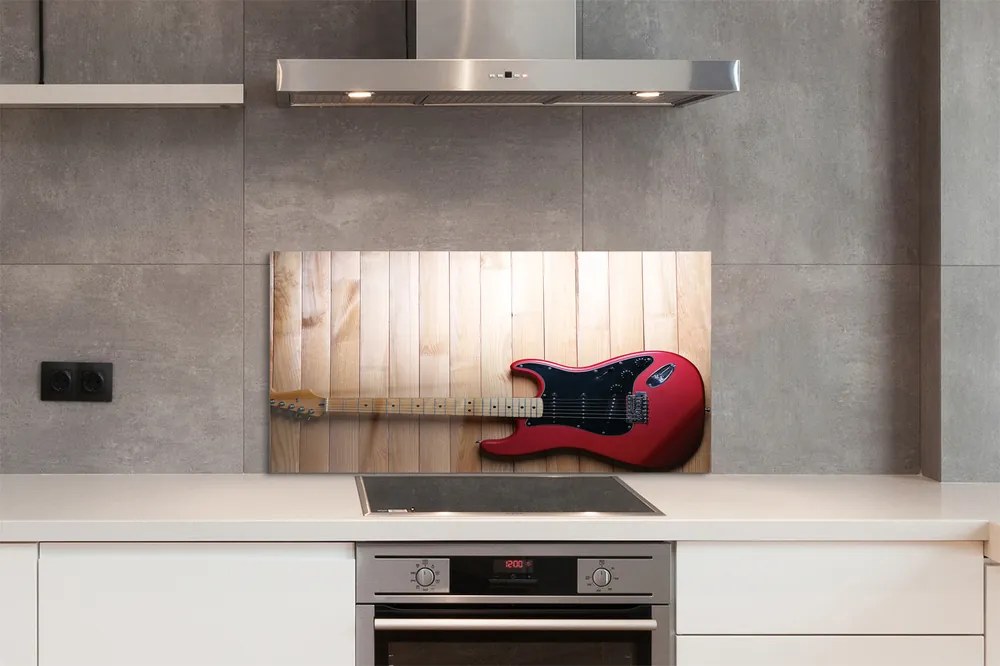 Szklany Panel Gitara elektryczna