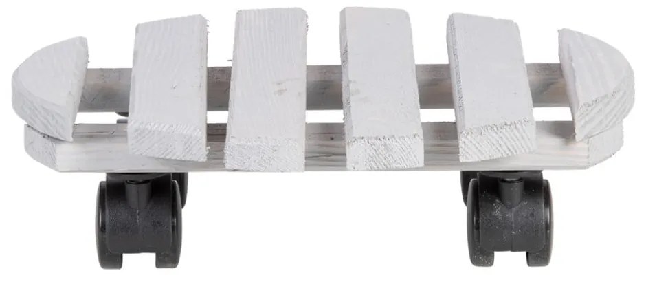 Drewniany kwietnik na kółkach ø 29 cm (wysokość 8 cm) Indoor &amp; Outdoor – Esschert Design
