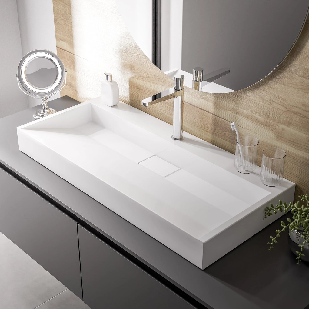 Umywalka ścienna nablatowa BS6001