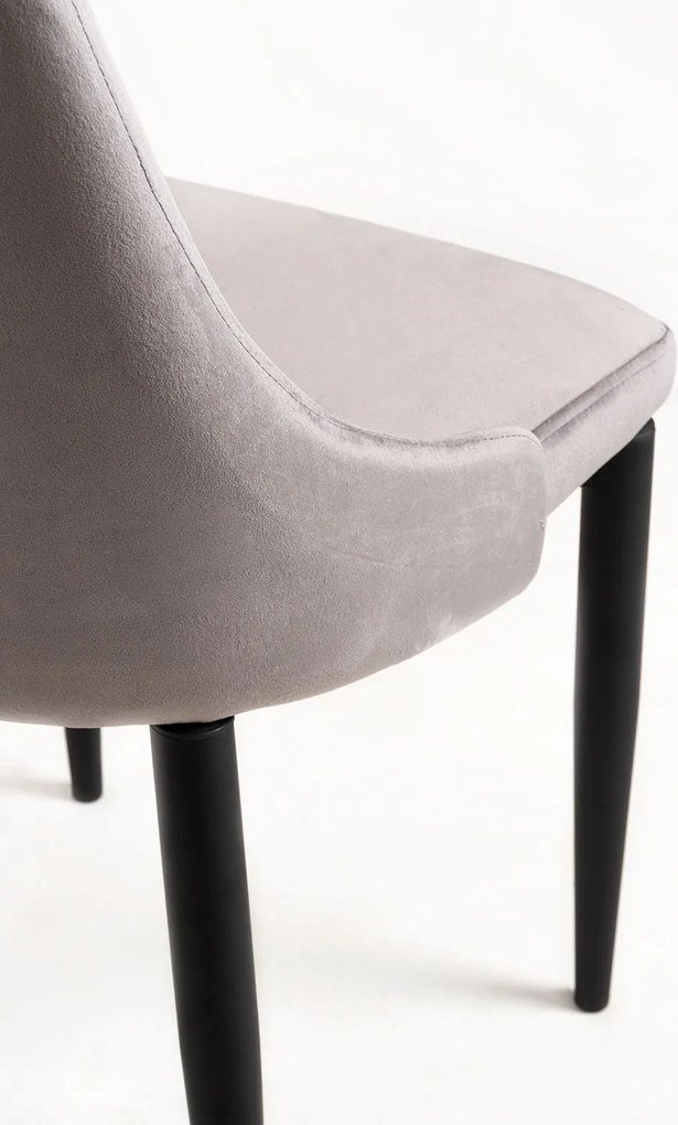 Zestaw 4 Krzese Kan Aksamitne